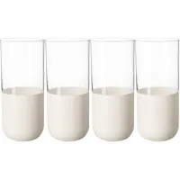 Villeroy & Boch Manufacture Rock longdrinkglas 30 cl 4-pack Clear