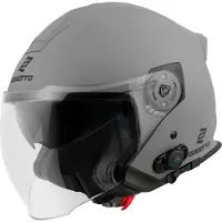 Bogotto H586 BT Solid Bluetooth Jet Helm