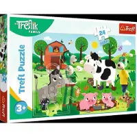 Trefl legpuzzel - Treflik Family boerderij 24 maxi stukjes karton.