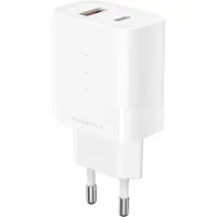 Upström Ëssentials by Dual-Port Oplader 30W – USB-C & USB-A Snellader – PD, PPS & QC3.0 – Geschikt voor iPhone, Samsung & Android – 100% Gerecycled Plastic