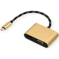 Roline GOLD Display Adapter USB Type C - VGA + HDMI