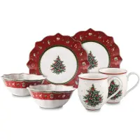 Villeroy & Boch Ontbijtset Toy's Delight Rood (6-Delig)