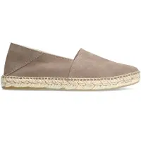 Manfield Grijze suède espadrilles | Maat 46