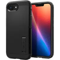 Spigen Tough Armor Backcover MagSafe voor de Apple iPhone 17e / 16e - Zwart