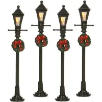 Luville Lantern 4 pieces b/o h10,5 cm