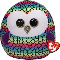 TY Squish a Boo Owen Owl 20cm