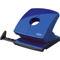 Novus office 2 Gaten Perforator Kunststof, metaal 30 Vellen B230 Blauw