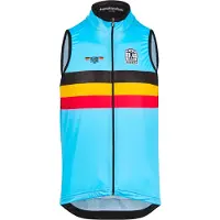 Bioracer - Belgium Icon Wind Gilet - Fietsbodywarmer XXL, blauw