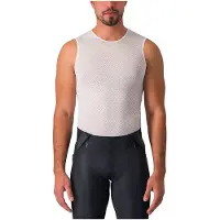Castelli Pro Mesh 2.0 Mouwloze Basislaag Wit, Maat M