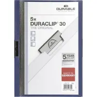 Durable CLIPMAP A4 30V BLAUW /pk5