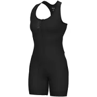 ALÉ - Women's Color Block Sleeveless Unitard - Fietspak S, zwart