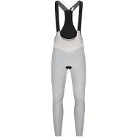 Q36.5 Dottore Hybrid Lange Grijze Zwarte Bib Shorts, Maat XL