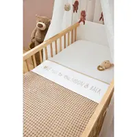 Meyco Baby Love you to the moon & back wieglaken - sand - 75x100cm - 0.3 TOG