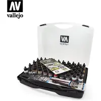 Vallejo Hobbyverf Acrylverf - 71170 Basic Model Air Color - 72x17ml Acryl - Case Set Verf set - 72x 17 ml