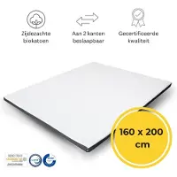 Felman Premium Hybrid Topdekmatras - 160 x 200 cm - Ergonomisch - Organisch Biokatoen - 7 cm dik - Zonder Elastische Banden