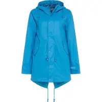BMS Blauwe dames regenjas / parka HafenCity van XXS