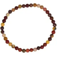 Ruben Robijn Mokaiet kralenarmband 4 mm