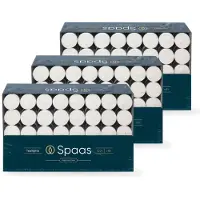 Spaas Theelichten Kaarsen Grootverpakking - Wit - circa 6u - Ø3,9cm - 360 stuks
