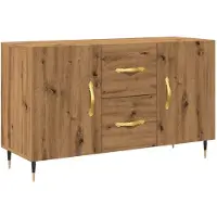 vidaXL Dressoir Artisan-Eikenhout, 100x36x60 cm, houtvezel