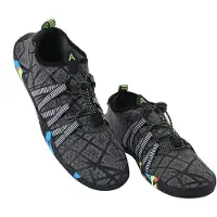 Atlantis Happy Feet Lace - Waterschoenen voor volwassenen - Zwart/Groen - 37