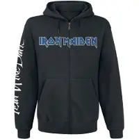 Iron Maiden Vest met capuchon - Fear Of The Dark - S tot XXL - voor Mannen - zwart | Maat L