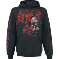 Slayer Trui met capuchon - Skull - S tot XXL - voor Mannen - zwart - Maat XL