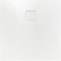 Riho Basel Slate Douchebak 100x100cm - Acryl Met Leisteenstructuur - Wit - Acryl - Douche, Douchebakken - 8720702267922