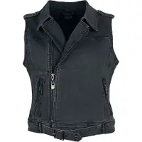 Black premium by emp Bodywarmer - Denim bodywarmer - S tot XXL - voor Vrouwen - grijs - Maat XXL