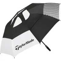 TaylorMade Double Canopy Umbrella Paraplu Black/White