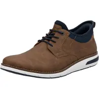 Rieker Sportieve veterschoen navy / karamel