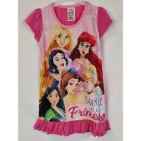 Disney - Princess - Nachtjapon - Roze - Prinsessen - Pyjama - Nachthemd - Maat 92/98