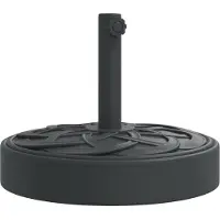 vidaXL Parasolvoet voor stokken van Ø38 / 48 mm 25 kg rond