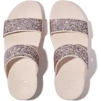 FitFlop Lulu multi-tonal glitter slides