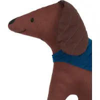 Nobodinoz Toby de Hond - Frans Linnen - 60x10x8cm - Pruim