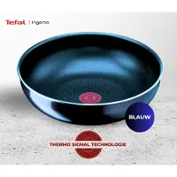 Tefal Ingenio Essentials Daily Wok Hoogwaardig Alluminium Wokpan Blauw - 28 cm (exclusief Ingenio Handgreep)