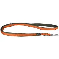 Petlando Magnetech Verstelbare Hondenlijn Olive/Orange 2,3m - maat L