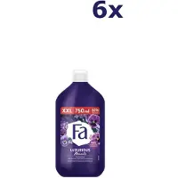 Fa 6x douchegel luxurious moments 750ML