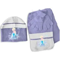 Disney Frozen Set muts, sjaal en handschoenen, Love - ONE SIZE 3-6 jr - Acryl / Elastaan