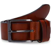 Manfield Cognac leren riem | Maat 085