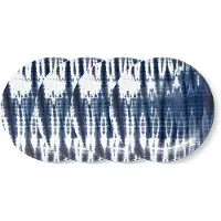 Vtwonen Tie-Dye Borden - Ontbijtborden - Bord - Serviesset van 4 - 23cm