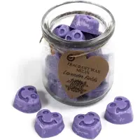 WGifts Waxmelts - smeltkaarsje - lavendel - hartvormig - circa 16 stuks