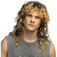 Boland - Pruik Keith - Golvend - Lang - Mannen - Rocker -