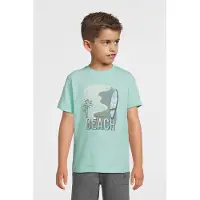 DJ Dutchjeans T-shirt blauw Jongens Katoen Ronde hals Printopdruk - maat 152