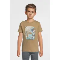 DJ Dutchjeans T-shirt groen Jongens Katoen Ronde hals Printopdruk - maat 116