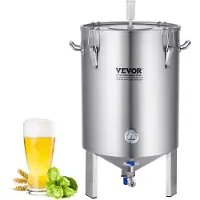 Vevor Bierbrouwsysteem Bierbrouwapparaat Ketel van roestvrij staal 60 L Biergistvat