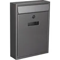 Toolland Brievenbus - RVS - 26 x 8 x 36 cm -