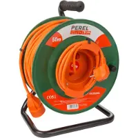 Perel Penaarde verlengsnoer haspel | | 50 meter (IP20, 3 x 1.5 mm²)