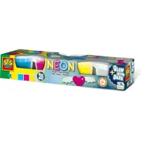 SES Creative Knete Wax - 4x90g - Fluoreszierend Neon - - One Size - Knete