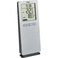 TFA-Dostmann Funk-Thermometer LOGOneo 30.3071.54 Draadloze thermometer digitaal Zilver
