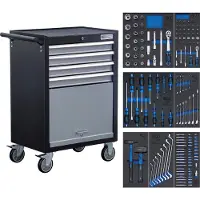 Bgs 4086 Gereedschapwagen Azubi - 4 laden - met 151 gereedschappen